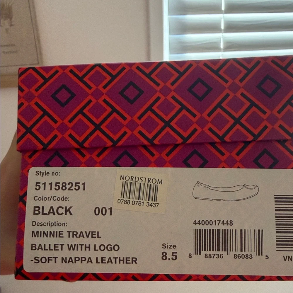 Tory Burch mini travel ballet with logo - Picture 2 of 5